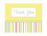 Thank You Stripes (yellow color; 1 design)